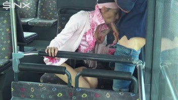 Pigtailed Cutie Sucks Cock On A Public Bus Screencap 33 on www.sinx.com