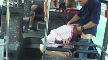 Pigtailed Cutie Sucks Cock On A Public Bus Screencap 35 on www.sinx.com
