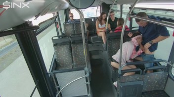 Pigtailed Cutie Sucks Cock On A Public Bus Screencap 40 on www.sinx.com