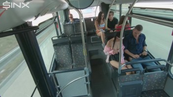 Pigtailed Cutie Sucks Cock On A Public Bus Screencap 52 on www.sinx.com