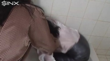 Hot Babes Lather And Rinse Their Designer Clothes Screencap 1 on www.sinx.com