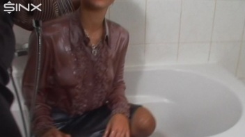 Hot Babes Lather And Rinse Their Designer Clothes Screencap 3 on www.sinx.com