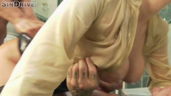 Plumbers Get A Taste Of Alexa Candy As They Plug Up Her Ass Pipe And Pound Her Mega Tits Screencap 80 on www.sinx.com