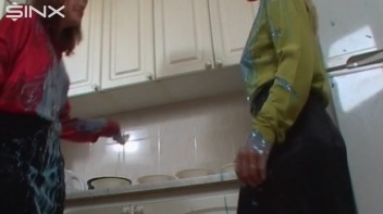 Dressed Up Chicks Chuck Paint On Each Other Screencap 10 on www.sinx.com