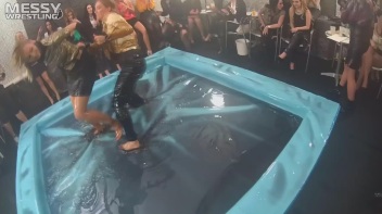 Lost Footage Found! Hot Babes Battling 4 Fame - Slippin' In The Oil At 1/2 Price!! Action Cam Footage! Screencap 4 on www.sinx.com