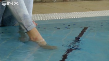 Fully Clothed Swimming For High Heeled Babe Screencap 17 on www.sinx.com