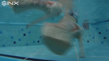 Fully Clothed Swimming For High Heeled Babe Screencap 18 on www.sinx.com