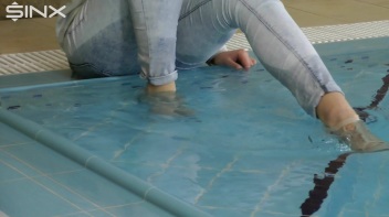 Fully Clothed Swimming For High Heeled Babe Screencap 19 on www.sinx.com