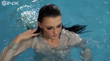 Fully Clothed Swimming For High Heeled Babe Screencap 39 on www.sinx.com