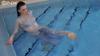 Fully Clothed Swimming For High Heeled Babe Screencap 43 on www.sinx.com