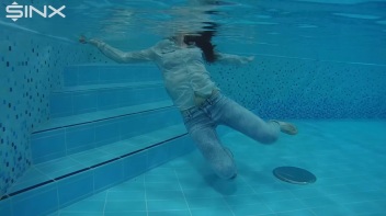 Fully Clothed Swimming For High Heeled Babe Screencap 48 on www.sinx.com