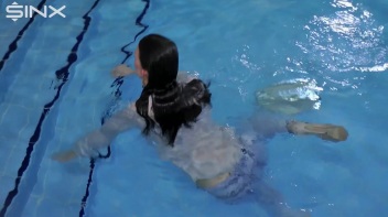 Fully Clothed Swimming For High Heeled Babe Screencap 55 on www.sinx.com
