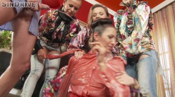 Piss 'N' Fist Lessons No. 1 - Pigtailed Jeans Queens Fighting And Fucking For All The Piss Soaked Glory! Screencap 124 on www.sinx.com