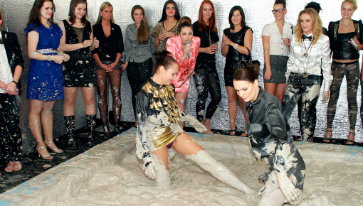 Latest deal - Muddy Wrestling: Jenna Lovely vs Lilith Virago & Gabriella vs. Sheila