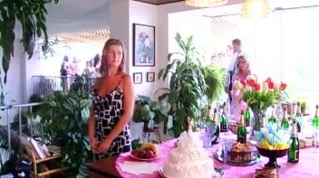 Wedding Celebration Part 1 - Cam 1 Screencap 2 on www.sinx.com