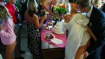 Wedding Celebration Part 1 - Cam 1 Screencap 38 on www.sinx.com