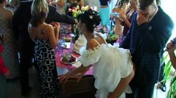 Wedding Celebration Part 1 - Cam 1 Screencap 40 on www.sinx.com