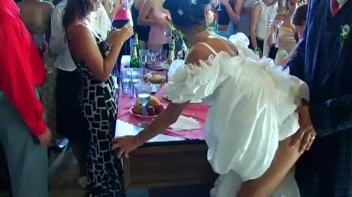 Wedding Celebration Part 1 - Cam 1 Screencap 41 on www.sinx.com