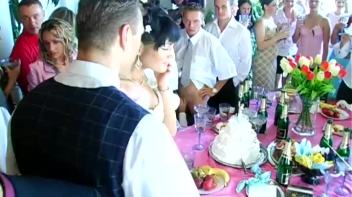 Wedding Celebration Part 1 - Cam 1 Screencap 54 on www.sinx.com