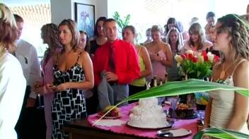 Wedding Celebration Part 1 - Cam 1 Screencap 7 on www.sinx.com