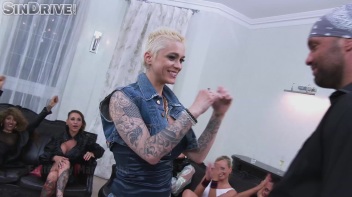 Badass Blondie Does The Dirty And Squirts Out An Anal Creampie! Screencap 2 on www.sinx.com