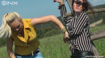 Feisty Europeans Catfight Outside - Cam 2 Screencap 23 on www.sinx.com