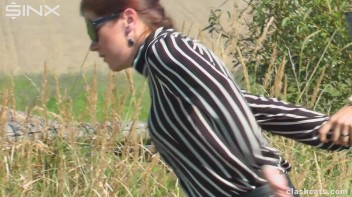 Feisty Europeans Catfight Outside - Cam 2 Screencap 5 on www.sinx.com