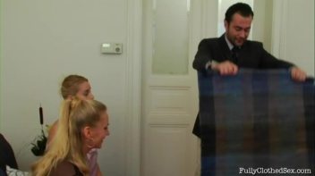 Fully Clothed Sluts Show How Well They Suck And Fuck Screencap 6 on www.sinx.com