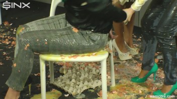 Lady boss is a mess after being egged Screencap 7 on www.sinx.com