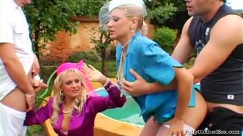 Unclogging The Pussy Pipes In Fully Clothed Glory Screencap 30 on www.sinx.com