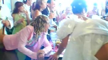 Wedding Celebration Part 1 - Cam 3 Screencap 32 on www.sinx.com