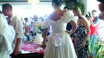 Wedding Celebration Part 1 - Cam 3 Screencap 49 on www.sinx.com