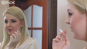 Mirror Image Smoking Seduction Screencap 7 on www.sinx.com