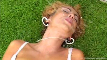 Backyard Masturbation With Piss In The Mix Screencap 77 on www.sinx.com