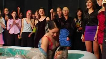 Slipping and Slapping In The Wrestling Pit Screencap 20 on www.sinx.com