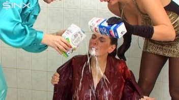 Milky Wet And Messy Fun For Three Babes Screencap 16 on www.sinx.com