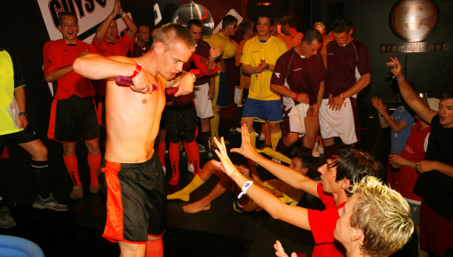 Our latest guys go crazy party is und...