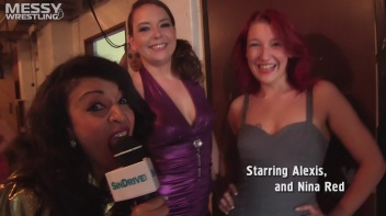 Muddy Wrestling: Fired Up Eurobabes Bring On The Mess - Audience Gets It! Screencap 3 on www.sinx.com