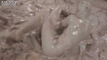 Muddy Wrestling: Fired Up Eurobabes Bring On The Mess - Audience Gets It! Screencap 63 on www.sinx.com