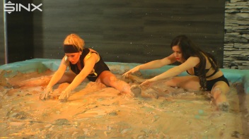 Training Babes Get Messy In The Mud Screencap 22 on www.sinx.com