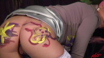 Paint Me Pretty Pussy Spreader Screencap 122 on www.sinx.com