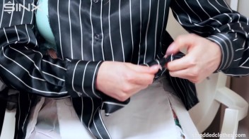 Blonde's Big Tits Burst Out Of Shredded Shirt - Cam 2 Screencap 20 on www.sinx.com