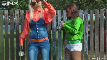Catfight Turns Messy As Best Friends Get Painted - Cam 2 Screencap 14 on www.sinx.com