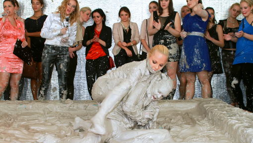 Latest deal - Muddy Wrestling: Sharka Blue vs. Tanya