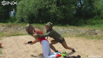 Hotties In Outdoor Wet Catfight Screencap 15 on www.sinx.com