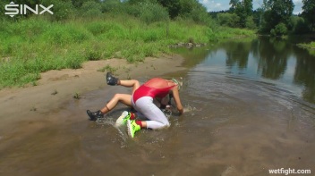 Hotties In Outdoor Wet Catfight Screencap 30 on www.sinx.com