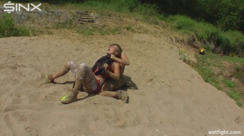 Hotties In Outdoor Wet Catfight Screencap 50 on www.sinx.com
