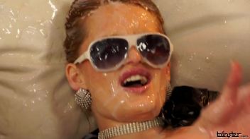 Babes In Black Splattered In White Screencap 95 on www.sinx.com