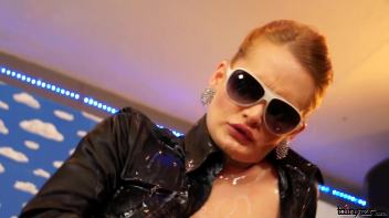 Babes In Black Splattered In White Screencap 42 on www.sinx.com