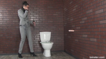 Bathroom Inspection Gets Blasted Away By Spunk! Screencap 11 on www.sinx.com